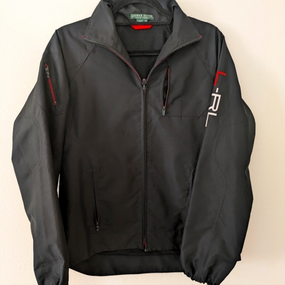 Ralph Lauren Active Wear Black Jacket Women's size M